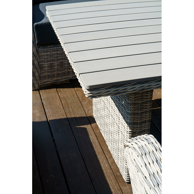 Лаунж зона Lite Venezia (2 дивана, 2 стола, 2 кресла) Цвет: серый 