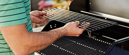 Складная решетка для подогрева