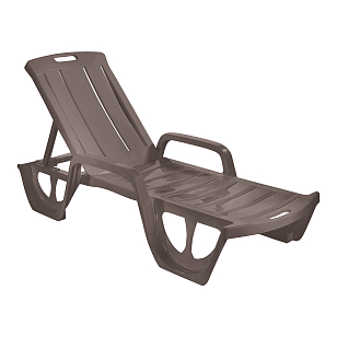 Шезлонг садовый Keter Florida капучино для дачи Шезлонг садовый Keter Florida капучино, садовая мебель