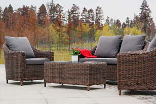 Лаунж зона 4SIS Кон Панна, цвет коричневый, садовая мебель