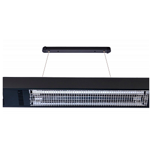 Уличный обогреватель на веранду электрический Hügett Riesling Black для сада и загородного дома Уличный обогреватель на веранду электрический Hügett Riesling Black, уличное оборудование