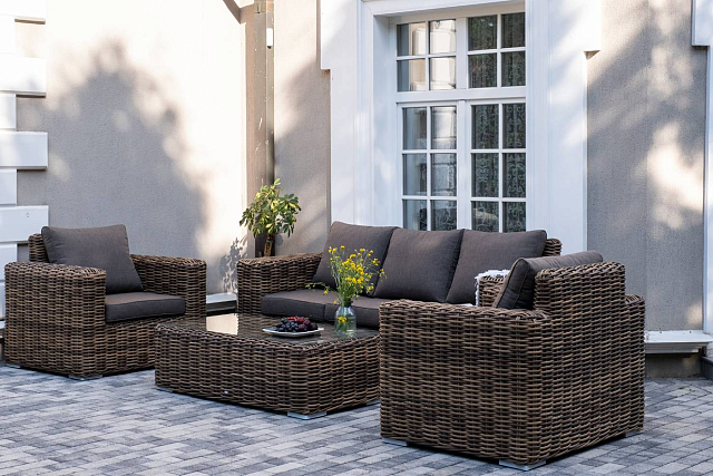 Лаунж-зона 4SIS Палермо, цвет соломенный 