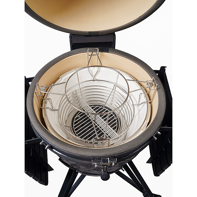 гриль керамический diamond egg xl pro цвет: серый