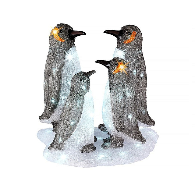 Светящаяся фигура Kaemingk Пингвинья компания