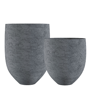 Кашпо Concretika Barrel Premium Grey, уличное оборудование