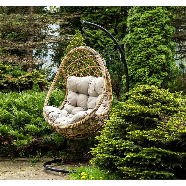 Подвесное кресло 4SIS Венеция, цвет соломенный 