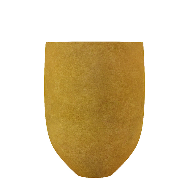 Кашпо Concretika Barrel Gold 