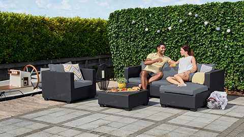 Столик с подушкой Keter Salta Table графит 