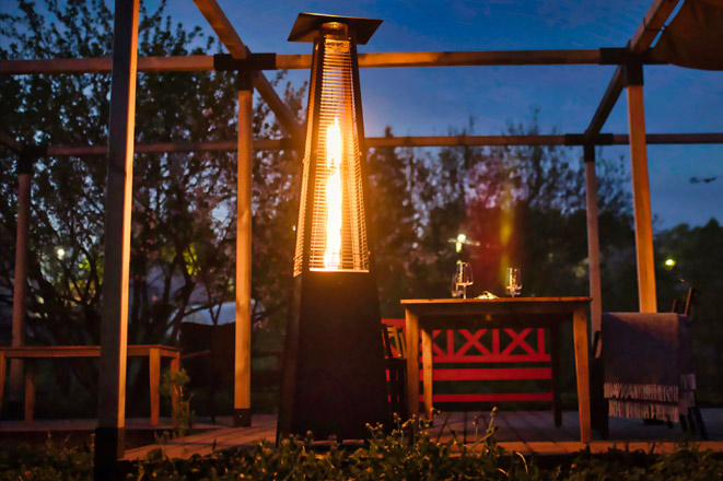 Обогреватели с живым пламенем La Hacienda