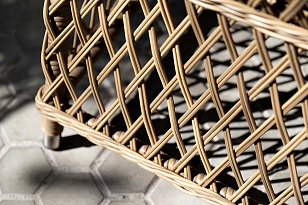 Кресло 4SIS Латте, цвет соломенный, садовая мебель