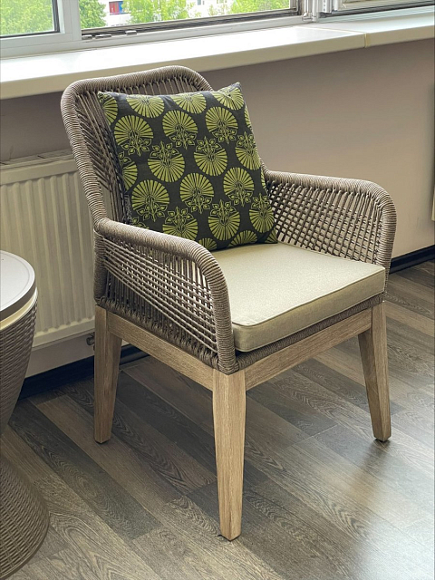 Кресло деревянное плетеное Tagliamento Belle Цвет: натуральный 