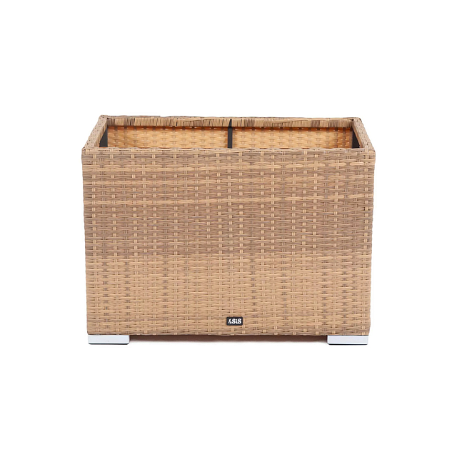 Кашпо 4SIS Лунго, цвет соломенный 