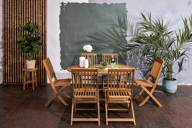 Обеденная группа из акации Joygarden Oxford M 