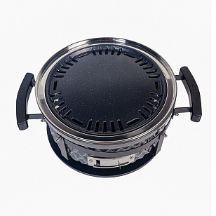 Настольный керамический гриль Diamond Egg Tabletop Grill Цвет: черный для сада