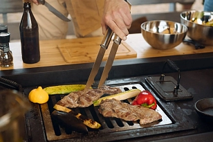 Гриль-очаг Elbrus Home Джентльмены 240х120 (Термостойкая эмаль) для сада