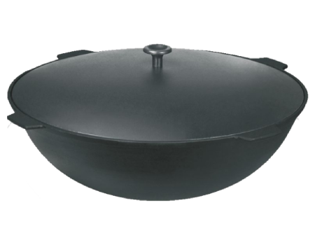 Чугунный казан Grillver на 18 литров (Камская посуда)