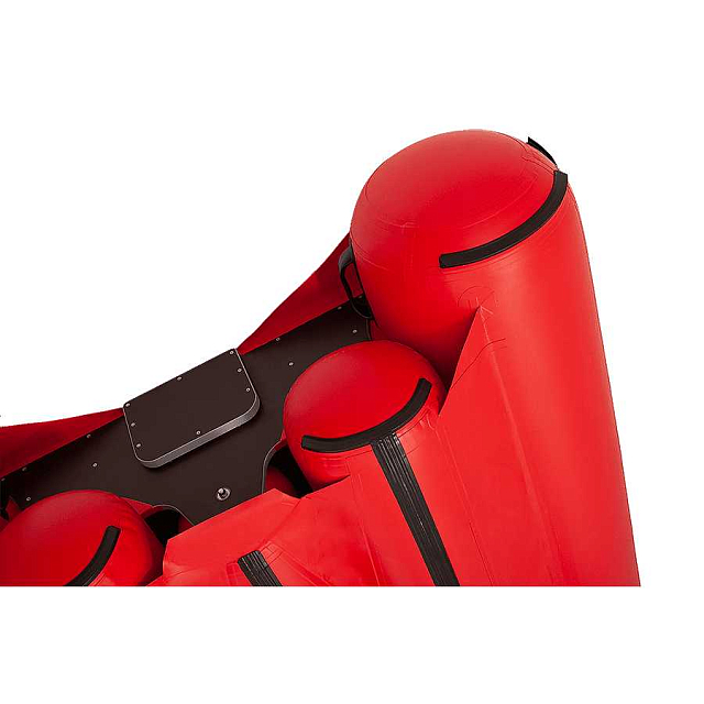 Лодка ПВХ Фрегат 430 FM Jet/L/S красная