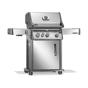 гриль газовый napoleon rogue pro 425 sib стальной (с ик горелкой 3/3)