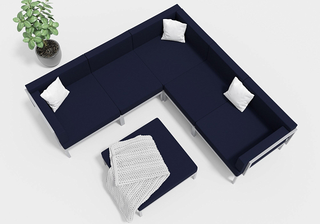 Лаунж зона Gardenini Serenita Dark Blue 