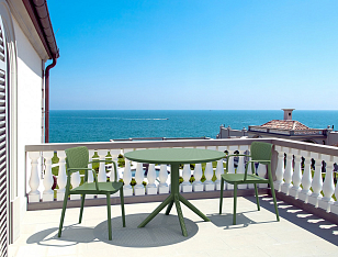 Стол Siesta Contract Sky Ø105 Цвет: оливковый, садовая мебель