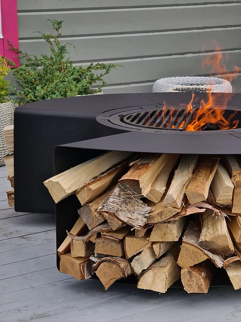 Гриль-очаг Elbrus Home Альпы Ø130 (Термостойкая эмаль)