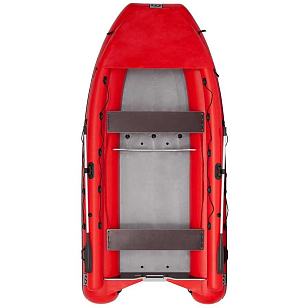Лодка ПВХ Фрегат 430 FM Jet/L/S красная для хобби и пикника