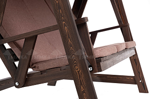 Качели Semka Floresta wenge лиственница, садовая мебель