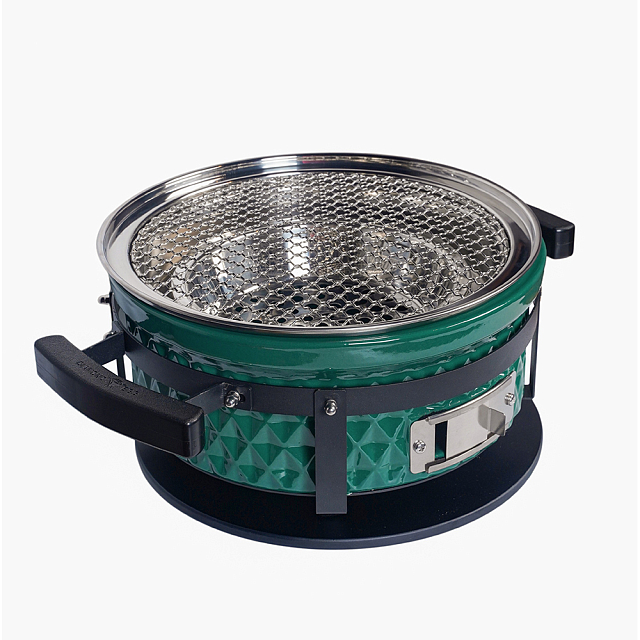 Настольный керамический гриль Diamond Egg Tabletop Grill Цвет: зеленый