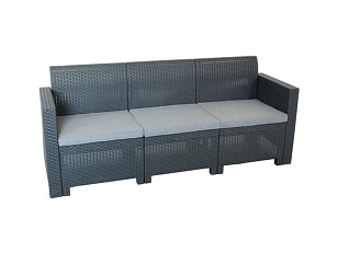 Диван B:rattan Nebraska 3х местный Sofa3, садовая мебель