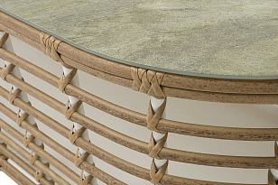 Журнальный столик 4SIS Валенсия, цвет соломенный для дачи Журнальный столик 4SIS Валенсия, цвет соломенный, садовая мебель