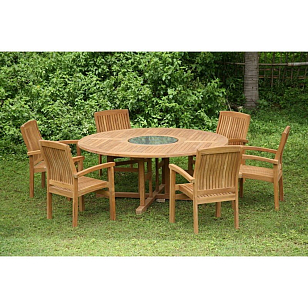 Стол обеденный Brafritid Circus 160, садовая мебель