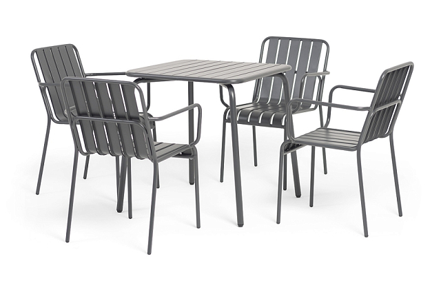 Стол 4SIS Гелиос, цвет темно-серый 