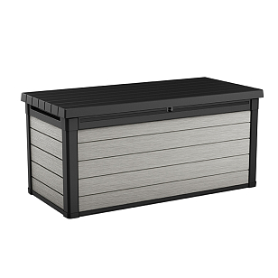 Пластиковый уличный ящик Keter Denali DuoTech Deck 380 л для дачи Пластиковый уличный ящик Keter Denali DuoTech Deck 380 л, садовая мебель