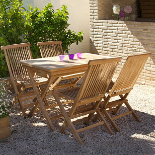 Тиковая мебель Lite Bari комплект, садовая мебель