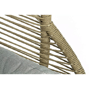 Кресло-кокон 4SIS Барселона, цвет соломенный, садовая мебель