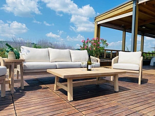 Стол кофейный деревянный Tagliamento Ravona, садовая мебель