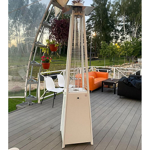 Уличный газовый обогреватель WWT 13I White, уличное оборудование