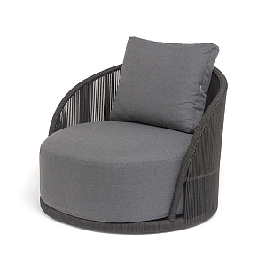 Кресло 4SIS Монтелла, цвет темно-серый, садовая мебель