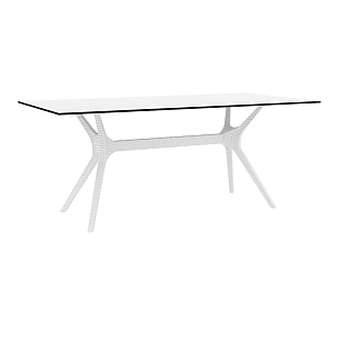 Стол Siesta Contract Ibiza Цвет: белый, садовая мебель