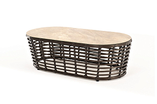 Журнальный столик 4SIS Валенсия, цвет бронзовый, садовая мебель