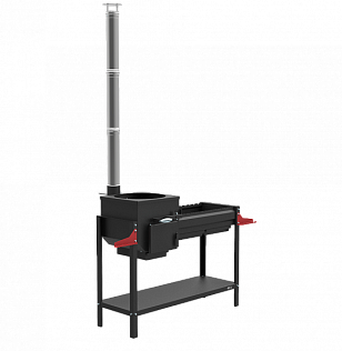 Печь-мангал Grillver Iscander 400 Standart Air для сада