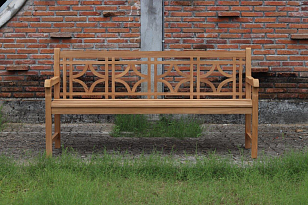 Скамейка из тика Lite Matera для дачи Скамейка из тика Lite Matera, садовая мебель