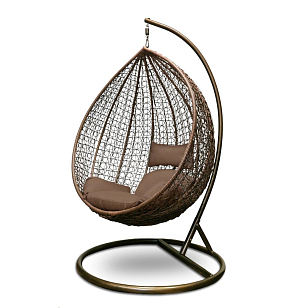 Подвесное кресло Cocoon Chair 300 Brown, садовая мебель