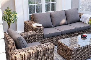 Лаунж-зона 4SIS Палермо, цвет соломенный, садовая мебель