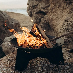 Стальная чаша для огня Concretika Y 80, уличное оборудование