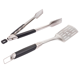 Набор инструментов Char-Broil Medallion Series 2 шт (лопатка+щипцы) для приготовления пищи Набор инструментов Char-Broil Medallion Series 2 шт (лопатка+щипцы) для сада