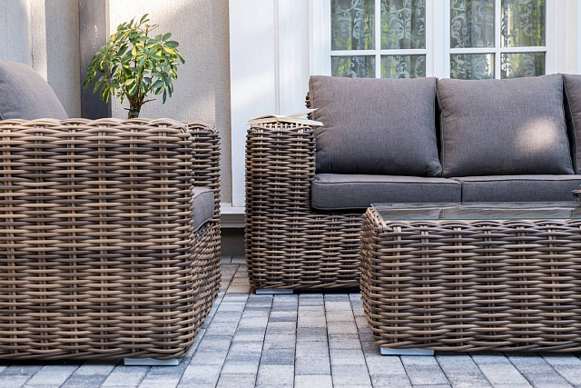 Лаунж-зона 4SIS Палермо, цвет соломенный 