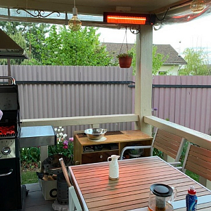 Уличный электрический обогреватель WWT Elcon RCH-2000/4, уличное оборудование