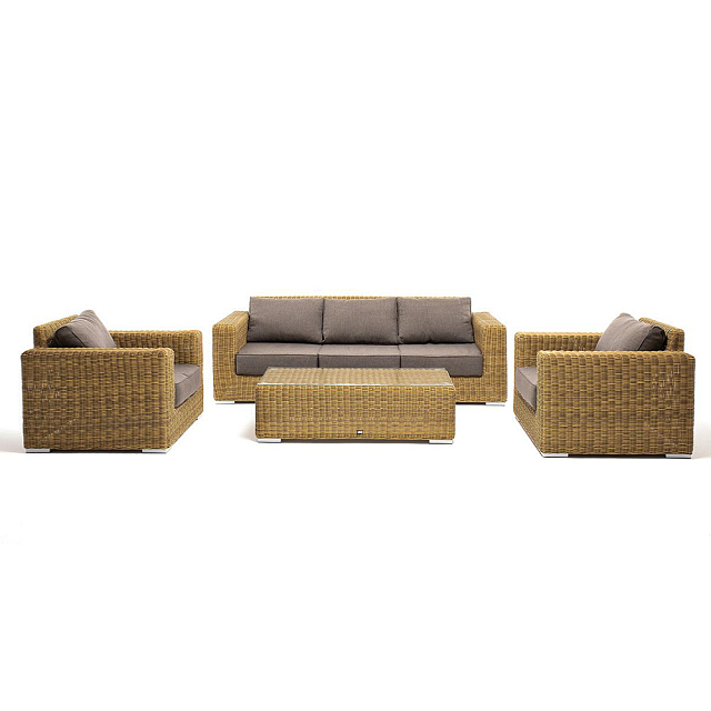 Лаунж-зона 4SIS Боно, цвет соломенный 