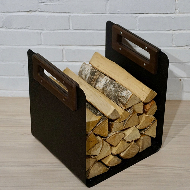 Дровник Grey stone Woodbox handle